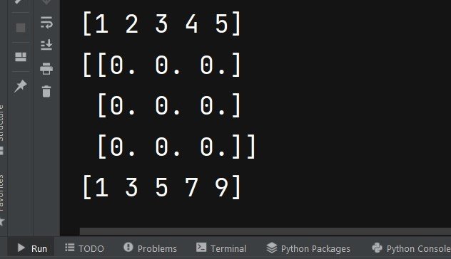 Numpy Array Operations in Python