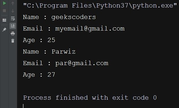 Python Mysql Selecting Data