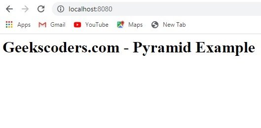 Python Web Pyramid