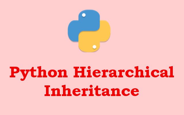 Hierarchical Inheritance in Python
