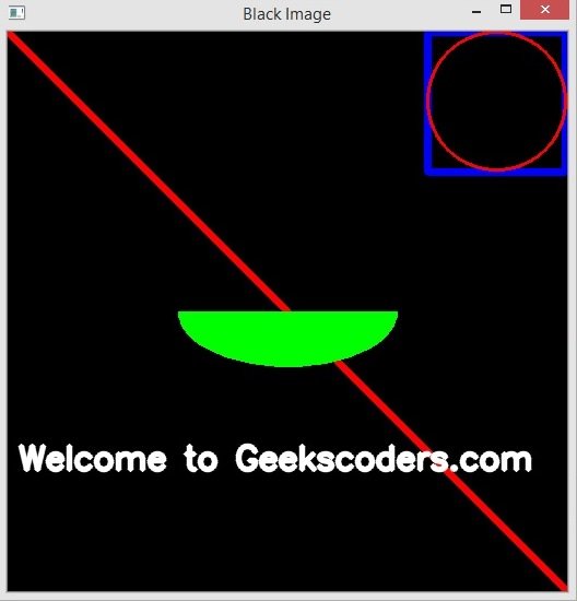 How To Draw Shapes With Opencv For Python Beginners Tutorial 3 ...