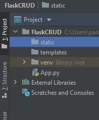 Flask Project Structure 