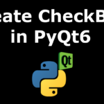 Create CheckBox in Python
