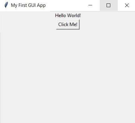 Create First GUI Application using Python Tkinter