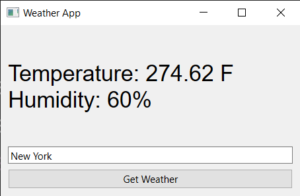 How to Build Weather App with Python & PyQt6