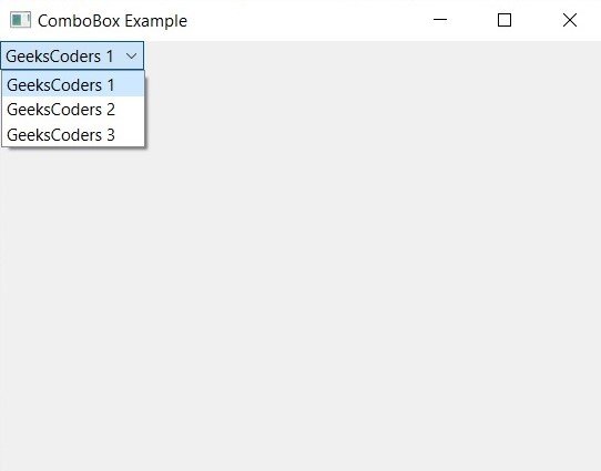 How to Create ComboBox in PySide6