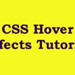 CSS Hover Effects Tutorial