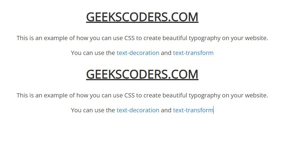 CSS Typography Tutorial