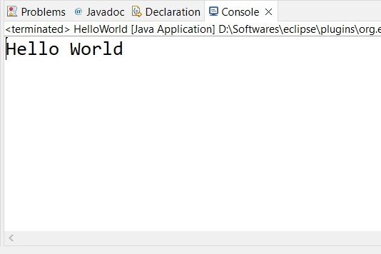 Create First Hello World Java Program 